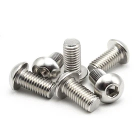M2 M3 M4 M5 M6 Hex Socket Bolt Button Head Screws Stainless Steel ISO7380