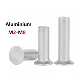 M2 M3 M4 M5 M6 M8 Solid Aluminium Countersunk Head Rivets DIN 661