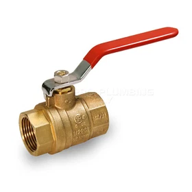 Midline Valve 1/2"in-4"in Premium Brass Gas Ball Valve with FIP Connections USA