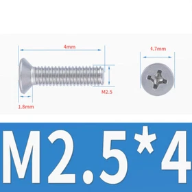 PHILLIPS MACHINE SCREWS COUNTERSUNK FLAT HEAD BOLTS M2 M3 M4 M5 M6 M8 STAINLESS
