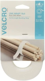 VELCRO ONE-WRAP Self-Gripping Cut-to-Length Reusable Hook and Loop Roll