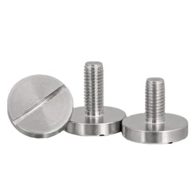 304 Stainless Steel Slotted Round Large Flat Head Screws M2 M3 M4 M5 M6 