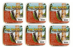 Pine Tree Farms Log Jammer Peanut Butter Suet 3 Plugs Per Pack (6 or 12 Packs) D