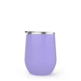 Bev Steel Stemless Wine Tumbler, 12 oz | Double Wall Vacuum Insulated