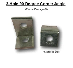 2-Hole STAINLESS STEEL 90� Corner Angle Unistrut Channel #4642S1 P1068