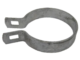 Brace Bands with Bolts and Nuts for Chain Link Fence - 10 Pack