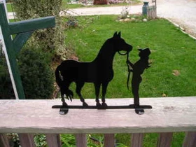 Western Horse Whisperer Mailbox Topper