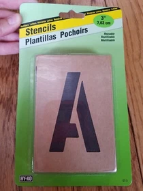 STENCILS 1-6" Hy-Ko NEW! Reusable Numbers Letters ST-1 ST-2 ST-3 ST-4 ST-5 ST-6