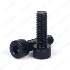 Black 304 Stainless Steel Hex Socket Bolts Cap Head Screws M2 M3 M4 M5 M6 M8 M10