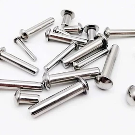 10/50x M0.8M1M2M3M4M5M6 GB867 304 Stainless Steel Button Round Head Solid Rivet