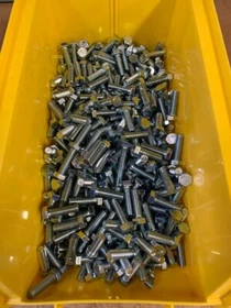 3/8-16 X 1 1/4 Hex Bolt Cap Screw A307 Grade 2 Steel Zinc Full Thread Coarse
