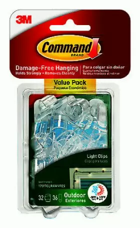 17017CLRAWVPES 3M COMPANY Light Clips