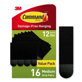 PH204BLK-16NA 3M Command Strips
