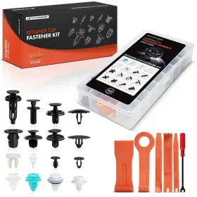 APRCF4709 A-PREMIUM Bumper Retainer Clips Rivets Push Kit