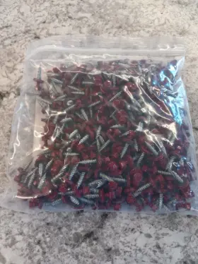 SW-MW1CR250 ACORN INTERNATIONAL Roofing Screws Bag Crimson #2