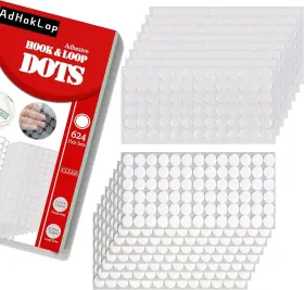 VD-624C ADHOKLOP Dots Adhesive Hook Transparent