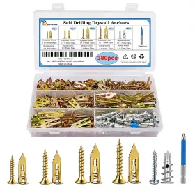 789344625147 AGPVZUQL Drilling Drywall Anchors Screws Zinc