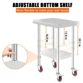 764907593644 AJIKGN Wheels Shelf Kitchen #3