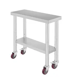 764907593644 AJIKGN Wheels Shelf Kitchen