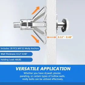 BT910 AKKTOL Hollow Plaster Wall Drywall Anchor Setting Tool #2