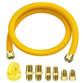 BAN90210100 ALLOXITY Flex Gas Line Dryer Connector Stove Kit