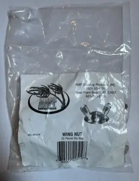 189-878 AMF Pack Washered Wingnuts Hurricane Storm Panel