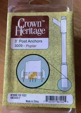 716781061245 ANCHOR Crown Heritage Post Rail Stairway Poplar