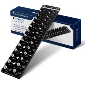 AA002 ASPIREARTISANS Thread Checker Bolt Nut Identifier Gauge