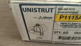 P1115AS ATKORE UNISTRUT Pack Pipe Clamps Rigid Steel Conduit #2