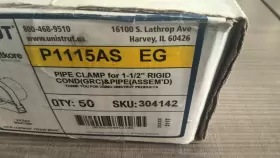 P1115AS ATKORE UNISTRUT Pack Pipe Clamps Rigid Steel Conduit #3