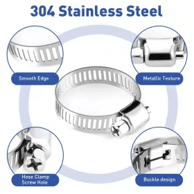 614158543496 AVOKOR Hose Clamp Set Steel #3
