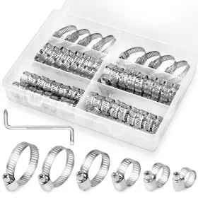 614158543496 AVOKOR Hose Clamp Set Steel