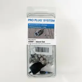 099385100085 AZEK Island Oak Pro Plug Tool Kit