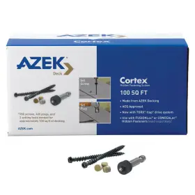 AZCTX-100ARBW AZEK Star Coarse Deck Screws Brazilian Boxed