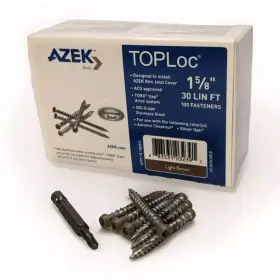 ATLOCFA30LB AZEK TOPLOC Steel Star Drive Deck Screws Light