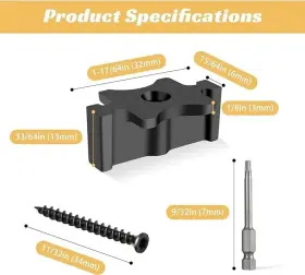 445010124163 BASO Hidden Fasteners Clips Deck Fastening #3