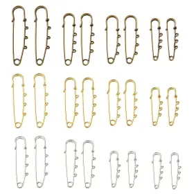 STAS-TA0001-32-BT-US BB BEADTHOVEN Steel Safety Pins Loops
