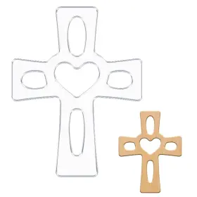K-BM0030-20 BEINKMAKE Crosses Template Acrylic Tray Hollow