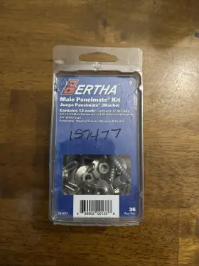 157477 BERTHA Steel Hurricane Storm Panel Fasteners Kit