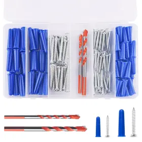CAS-01 BESLIFE Wall Anchors Screws Masonry Kit