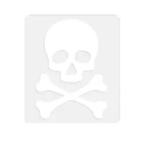 YKLKLT001 BETAGT Human Skull Router Templates Acrylic