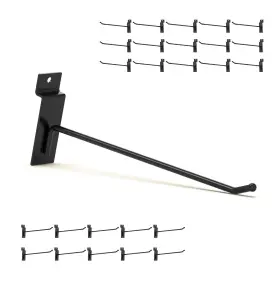 25PC BFPEAKY Slatwall Hooks Slat Wall