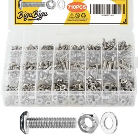 BY304SZLS710 BIGUBIGU Nuts Bolts Phillips Pan Head Kit
