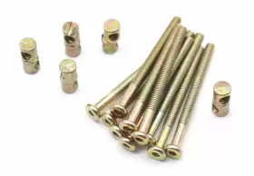 613852293454 BINIFIMUX Furniture Crib Baby Bed Bolt Barrel #2