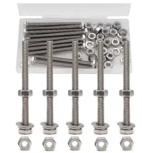 733424955068 BINIFIMUX Fastener Hex Bolts Spring Lock Washe