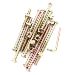 CF-392 BINIFIMUX Bunk Bed Bolts Barrel Nuts Hex Drive Socket