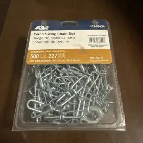 948959600428 BLUE HAWK Porch Swing Chain Set