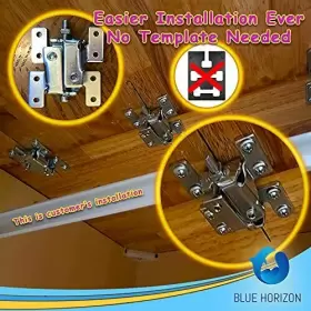 811129031826 BLUE HORIZON Countertop Joint Double Action Bolt #3