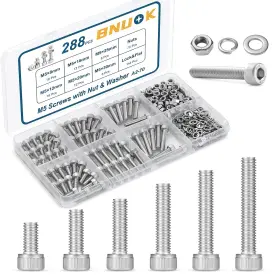 BNH02159 BNUOK Screws Steel Bolts Kit