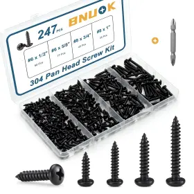 BNZ05113 BNUOK Pan Head Wood Screws Kit